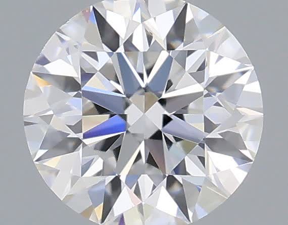 Actual 0.29 carat D Round lab-grown diamond