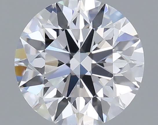 Actual 0.27 carat D Round lab-grown diamond