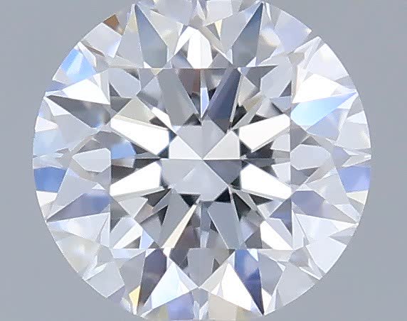 Actual 0.29 carat D Round lab-grown diamond