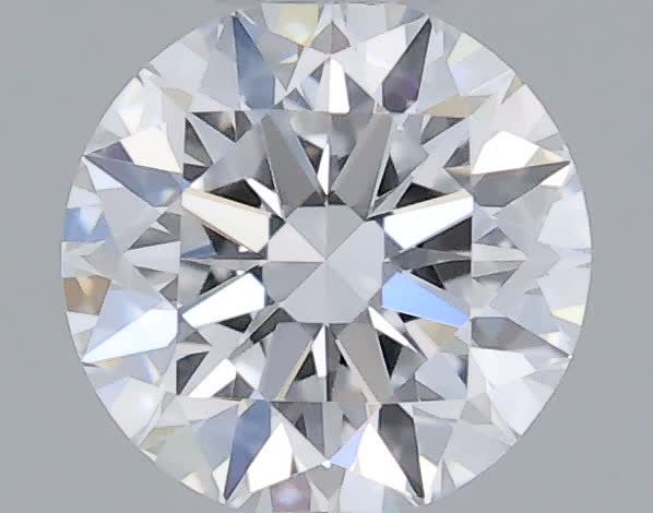 Actual 0.29 carat D Round lab-grown diamond