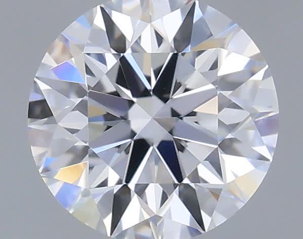 Actual 0.28 carat D Round lab-grown diamond