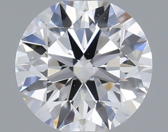 Actual 0.32 carat D Round lab-grown diamond