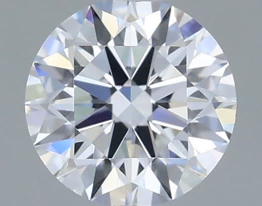 Actual 0.33 carat D Round lab-grown diamond