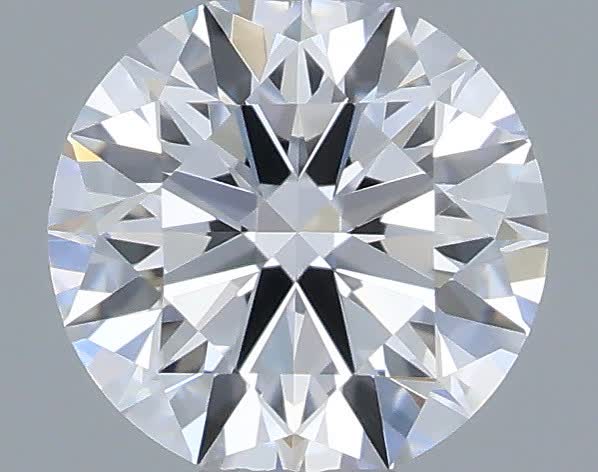 Actual 0.32 carat D Round lab-grown diamond