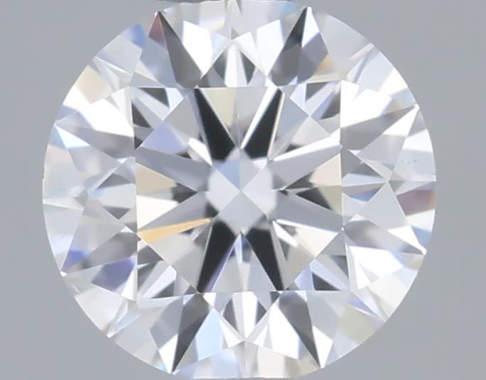 Actual 0.29 carat D Round lab-grown diamond