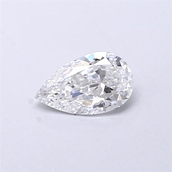 Actual 0.24 carat E Pear lab-grown diamond