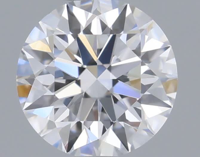 Actual 0.29 carat D Round lab-grown diamond