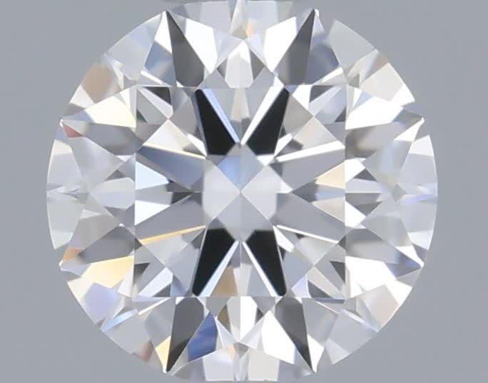 Actual 0.29 carat D Round lab-grown diamond