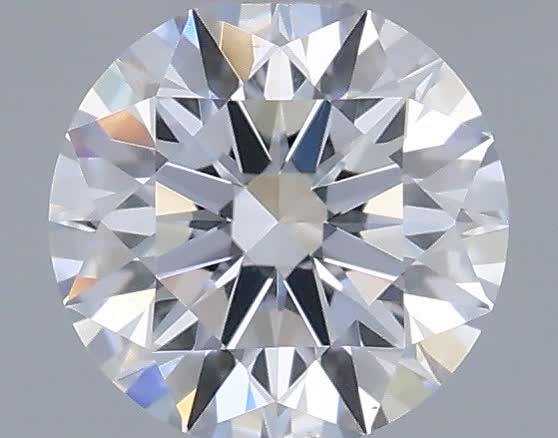 Actual 0.32 carat D Round lab-grown diamond