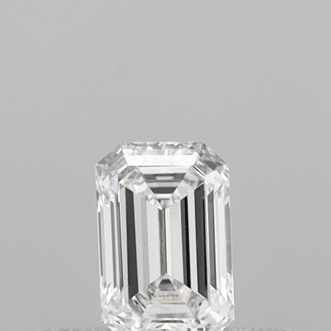 Actual 0.25 carat E Emerald lab-grown diamond