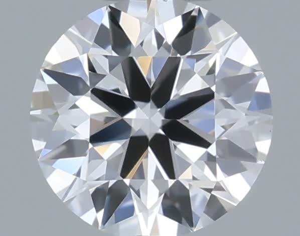 Actual 0.27 carat D Round lab-grown diamond