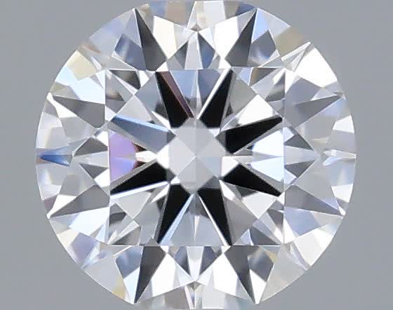Actual 0.28 carat D Round lab-grown diamond