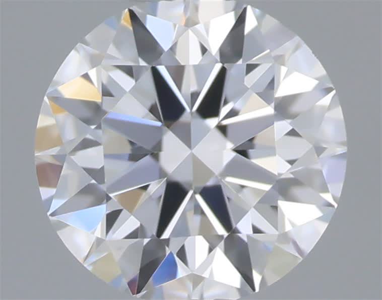 Actual 0.28 carat D Round lab-grown diamond