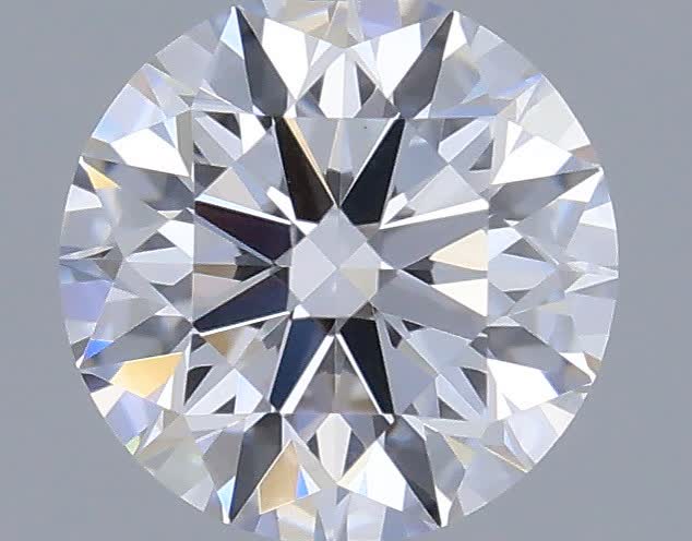 Actual 0.32 carat E Round lab-grown diamond