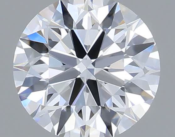 Actual 0.32 carat E Round lab-grown diamond