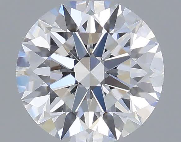Actual 0.29 carat D Round lab-grown diamond