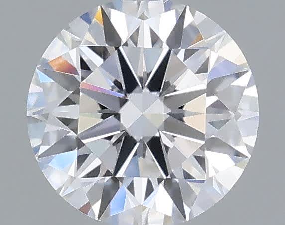 Actual 0.33 carat D Round lab-grown diamond