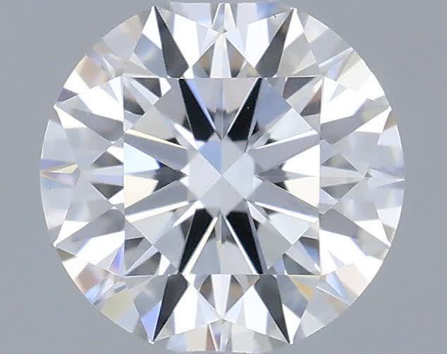 Actual 0.33 carat E Round lab-grown diamond