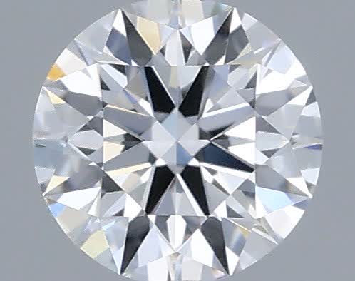 Actual 0.27 carat D Round lab-grown diamond