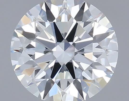 Actual 0.28 carat D Round lab-grown diamond