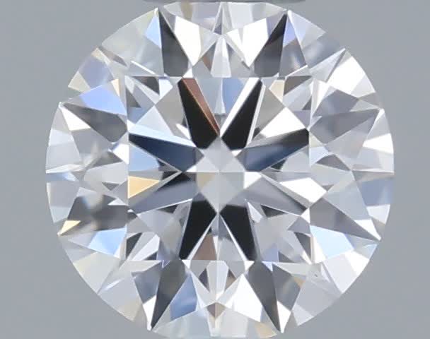 Actual 0.29 carat D Round lab-grown diamond