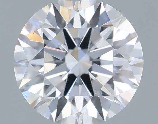 Actual 0.33 carat E Round lab-grown diamond