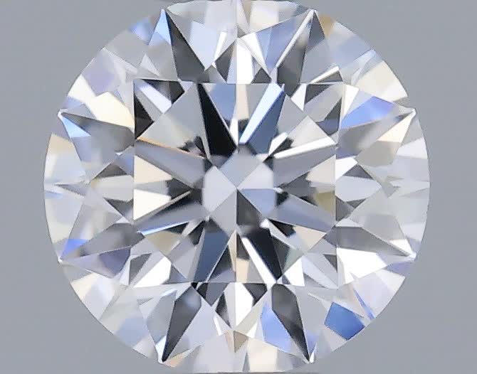 Actual 0.27 carat D Round lab-grown diamond