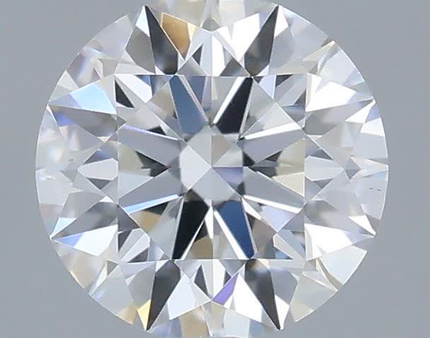 Actual 0.33 carat E Round lab-grown diamond
