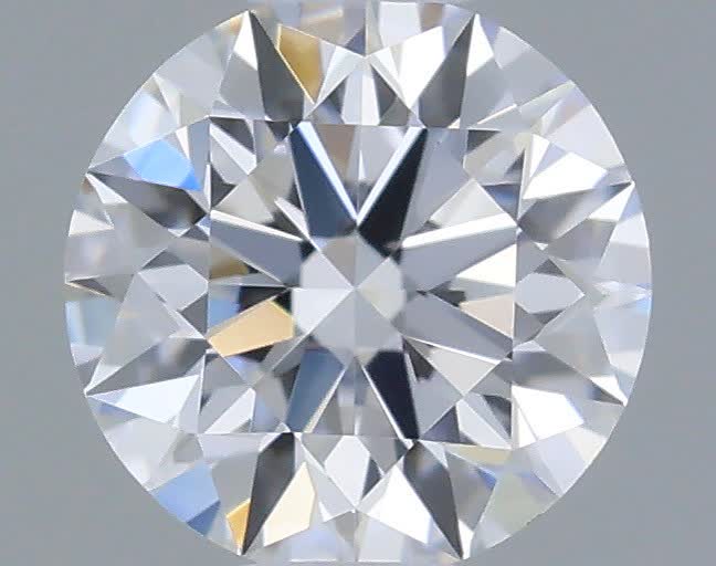 Actual 0.33 carat D Round lab-grown diamond