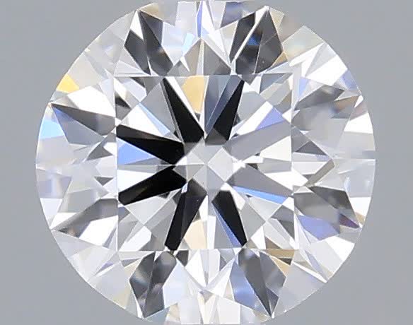 Actual 0.29 carat D Round lab-grown diamond