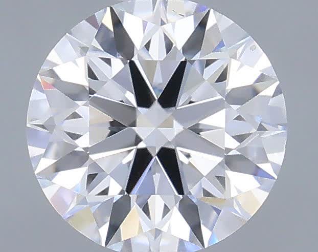 Actual 0.34 carat E Round lab-grown diamond