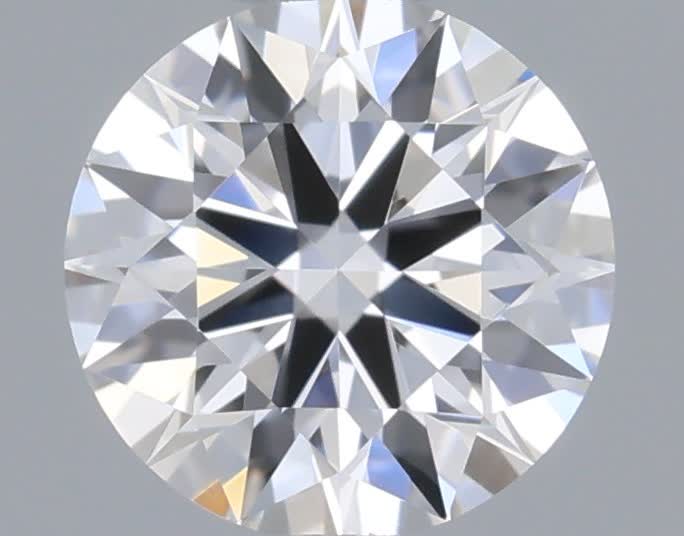 Actual 0.29 carat D Round lab-grown diamond