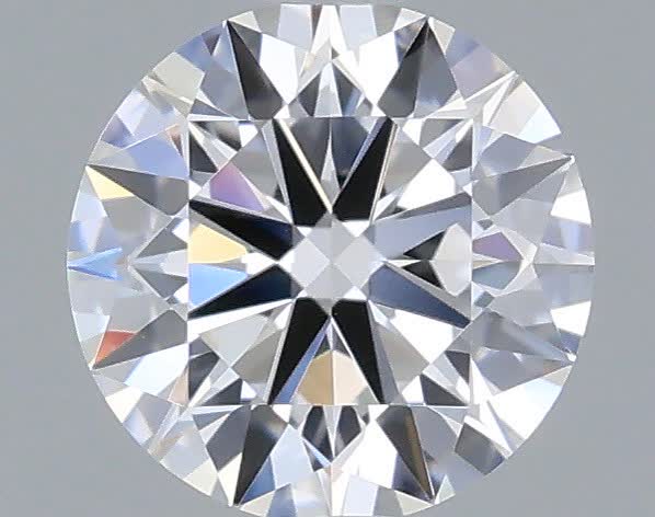 Actual 0.33 carat D Round lab-grown diamond