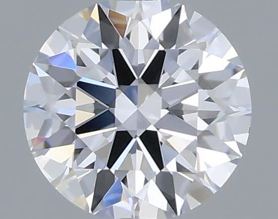 Actual 0.29 carat D Round lab-grown diamond