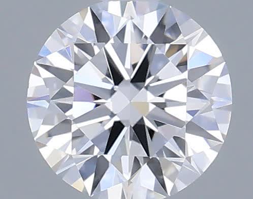 Actual 0.29 carat D Round lab-grown diamond