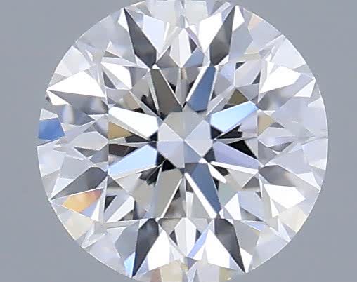 Actual 0.32 carat D Round lab-grown diamond