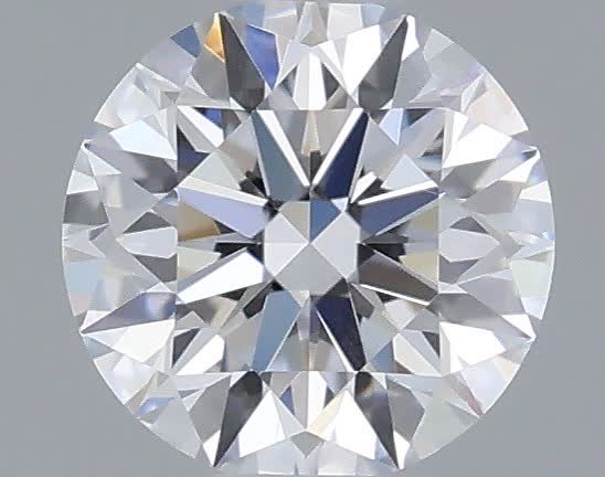 Actual 0.32 carat E Round lab-grown diamond