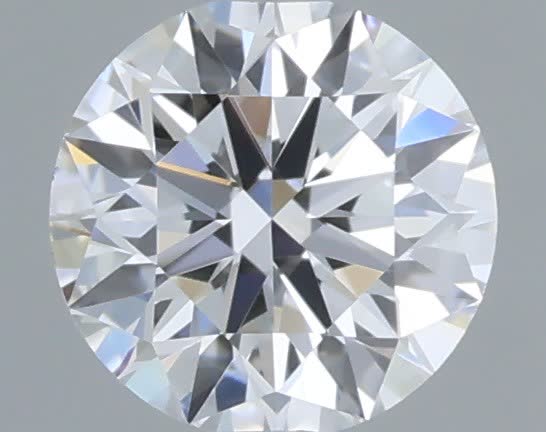 Actual 0.28 carat D Round lab-grown diamond