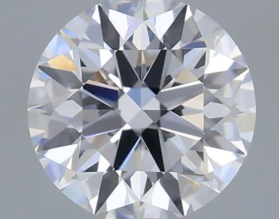 Actual 0.33 carat E Round lab-grown diamond