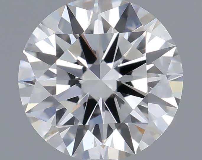 Actual 0.34 carat E Round lab-grown diamond