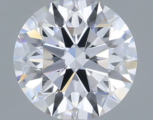 Actual 0.33 carat D Round lab-grown diamond