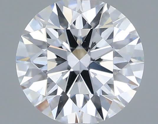 Actual 0.33 carat D Round lab-grown diamond