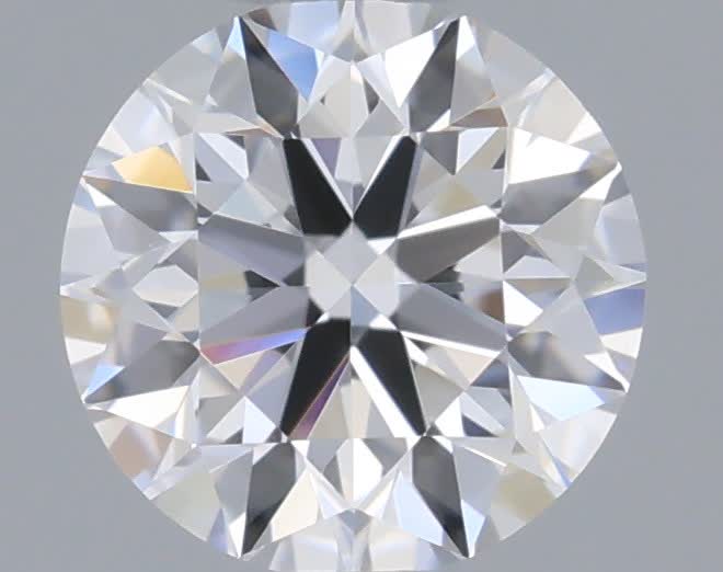 Actual 0.28 carat D Round lab-grown diamond