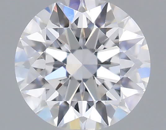 Actual 0.28 carat D Round lab-grown diamond