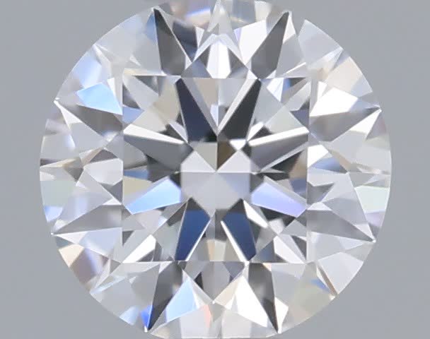 Actual 0.28 carat D Round lab-grown diamond