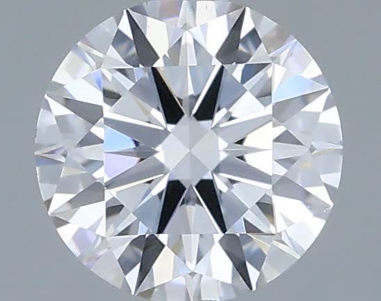 Actual 0.33 carat E Round lab-grown diamond