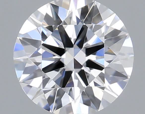 Actual 0.28 carat E Round lab-grown diamond