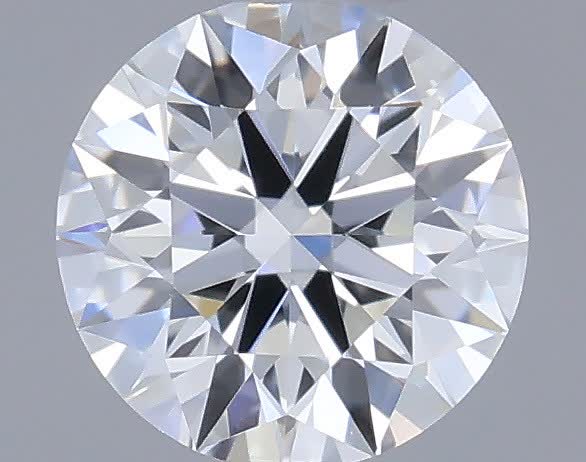 Actual 0.29 carat D Round lab-grown diamond