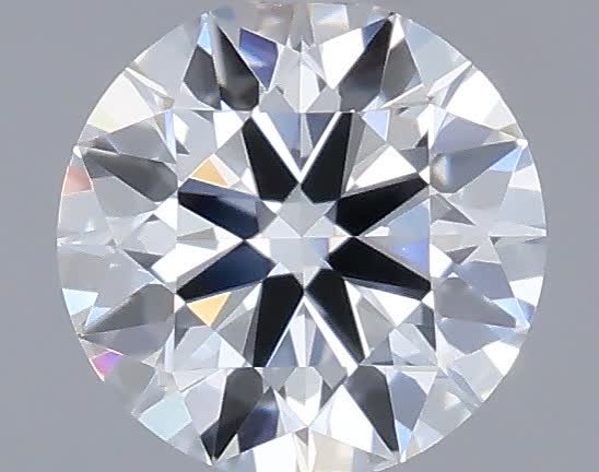 Actual 0.28 carat D Round lab-grown diamond