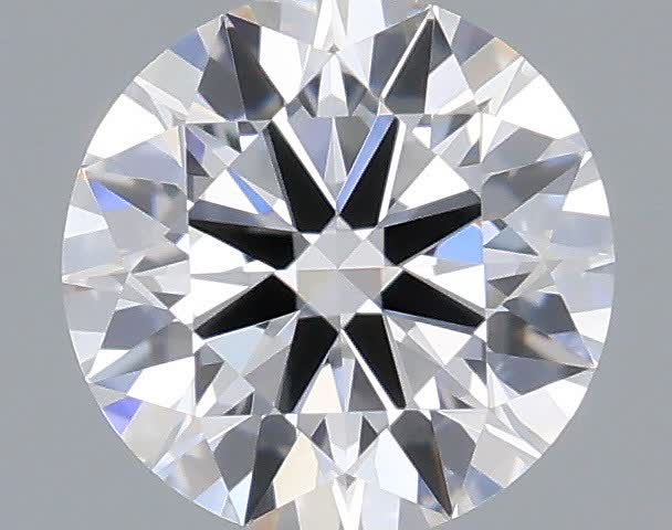 Actual 0.27 carat D Round lab-grown diamond